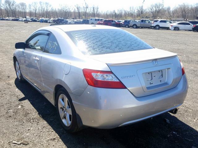 2HGFG12978H569296 - 2008 HONDA CIVIC EXL SILVER photo 3