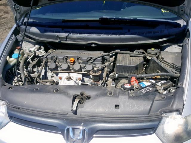 2HGFG12978H569296 - 2008 HONDA CIVIC EXL SILVER photo 7