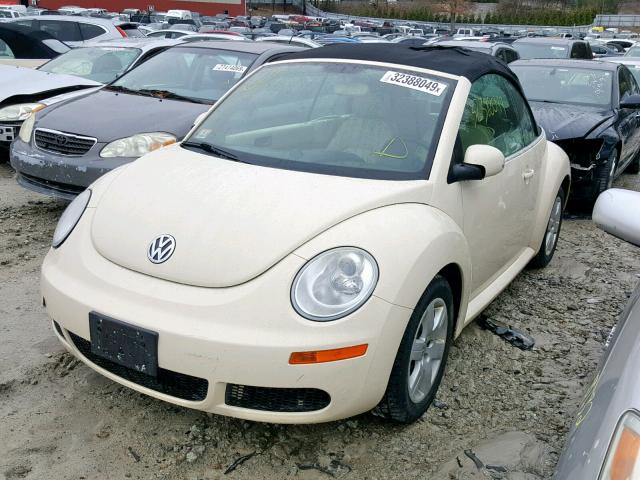 3VWRG31Y67M415112 - 2007 VOLKSWAGEN NEW BEETLE Krem foto 2