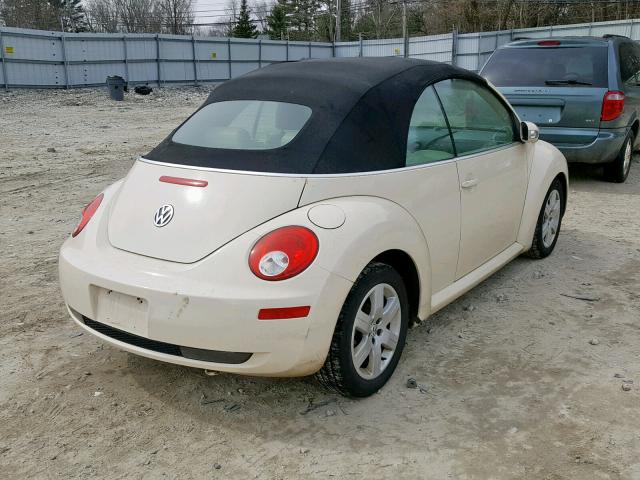 3VWRG31Y67M415112 - 2007 VOLKSWAGEN NEW BEETLE Krem foto 4