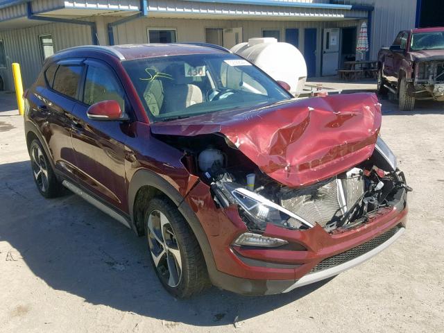 KM8J3CA25HU393104 - 2017 HYUNDAI TUCSON LIM BURGUNDY photo 1