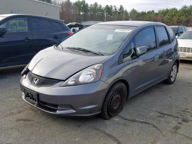 JHMGE8H34CC032674 - 2012 HONDA FIT GRAY photo 2