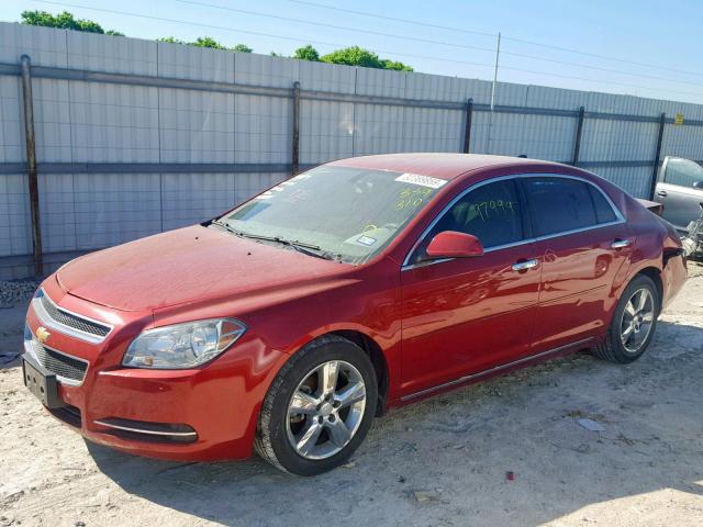 1G1ZD5EU0CF339310 - 2012 CHEVROLET MALIBU 2LT RED photo 2