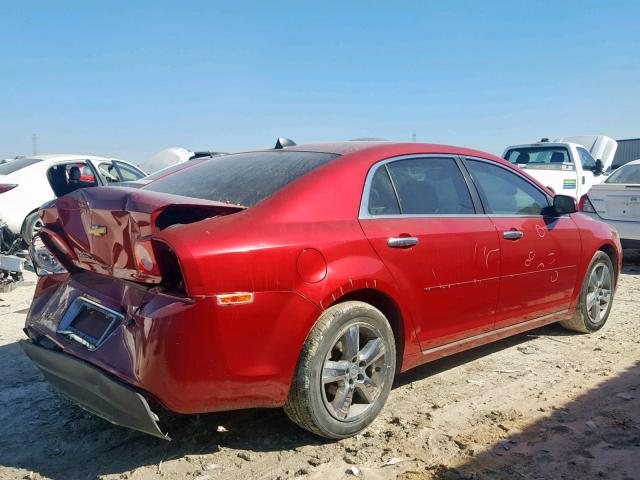 1G1ZD5EU0CF339310 - 2012 CHEVROLET MALIBU 2LT RED photo 4