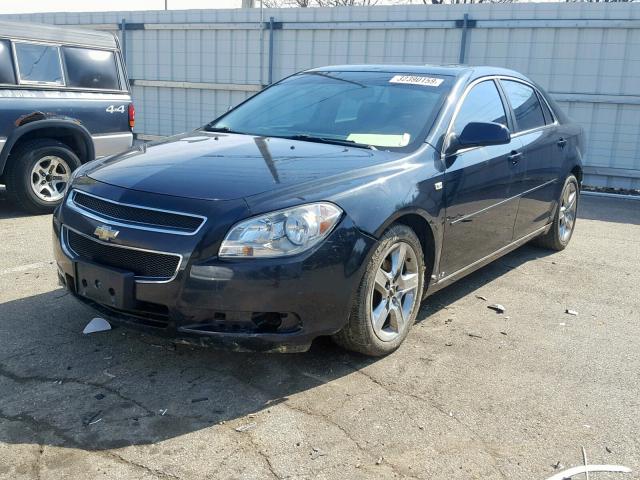 1G1ZH57B984267042 - 2008 CHEVROLET MALIBU 1LT 黑色 照片 2