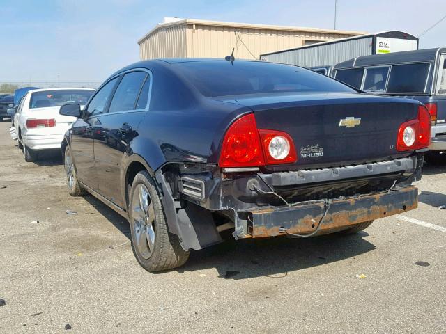 1G1ZH57B984267042 - 2008 CHEVROLET MALIBU 1LT 黑色 照片 3