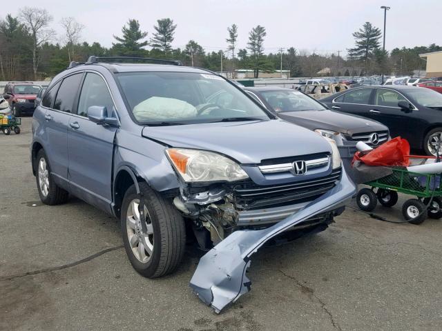 5J6RE48738L033726 - 2008 HONDA CR-V EXL BLUE photo 1