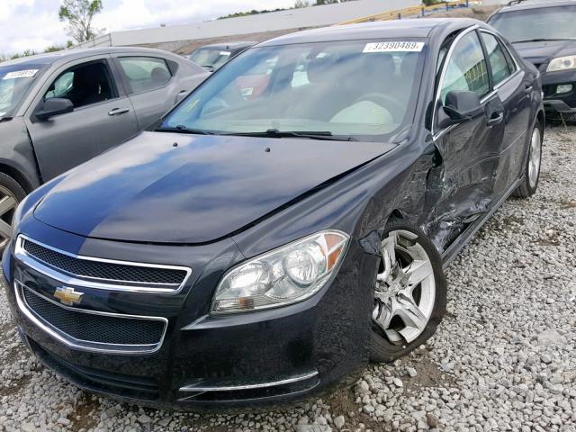 1G1ZG57B99F250914 - 2009 CHEVROLET MALIBU LS BLACK photo 2
