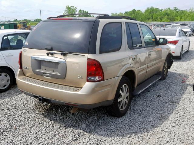 5GADS13S942284576 - 2004 BUICK RAINIER CX GOLD photo 4