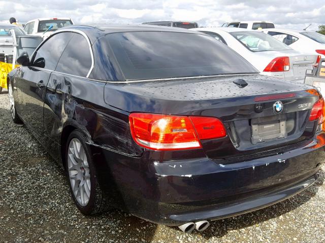 WBAWR33589P461280 - 2009 BMW 328 I SULE BLACK photo 3