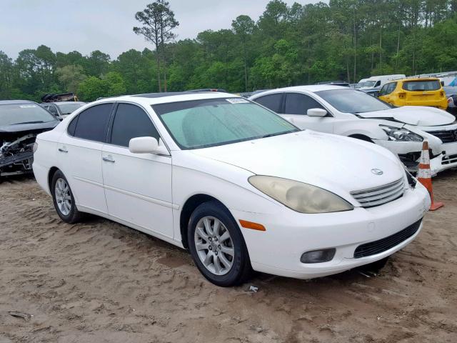 JTHBF30G330114230 - 2003 LEXUS ES 300 WHITE photo 1