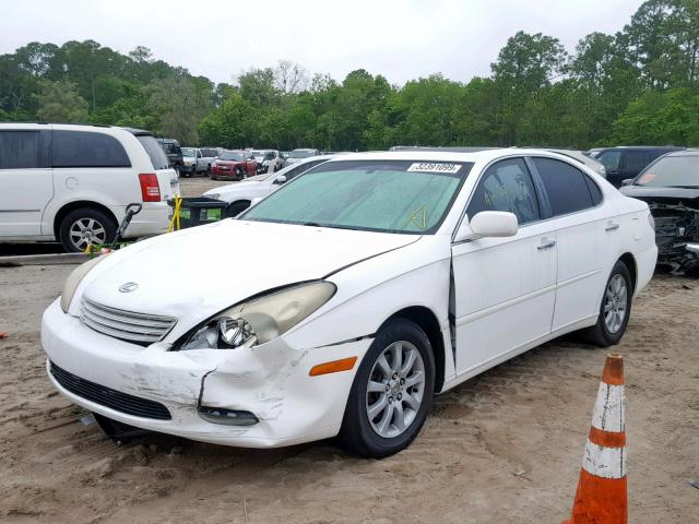 JTHBF30G330114230 - 2003 LEXUS ES 300 WHITE photo 2