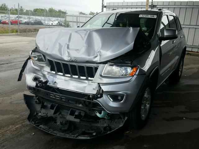 1C4RJEAG0FC727854 - 2015 JEEP GRAND CHER GRAY photo 2