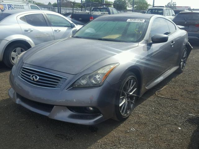 JN1CV6EK2CM421634 - 2012 INFINITI G37 BASE GRAY photo 2