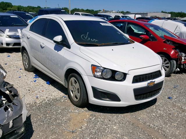 1G1JB5SH3G4156687 - 2016 CHEVROLET SONIC LS WHITE photo 1