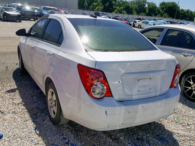 1G1JB5SH3G4156687 - 2016 CHEVROLET SONIC LS WHITE photo 3