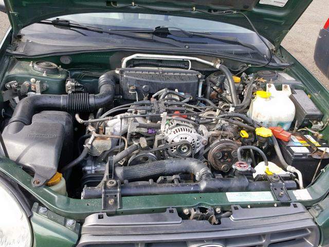 JF1GG68582H826344 - 2002 SUBARU IMPREZA OU GREEN photo 7