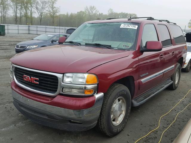 3GKEC16Z85G117809 - 2005 GMC YUKON XL C BURGUNDY photo 2