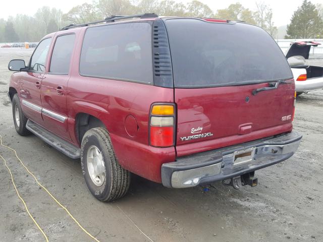 3GKEC16Z85G117809 - 2005 GMC YUKON XL C BURGUNDY photo 3