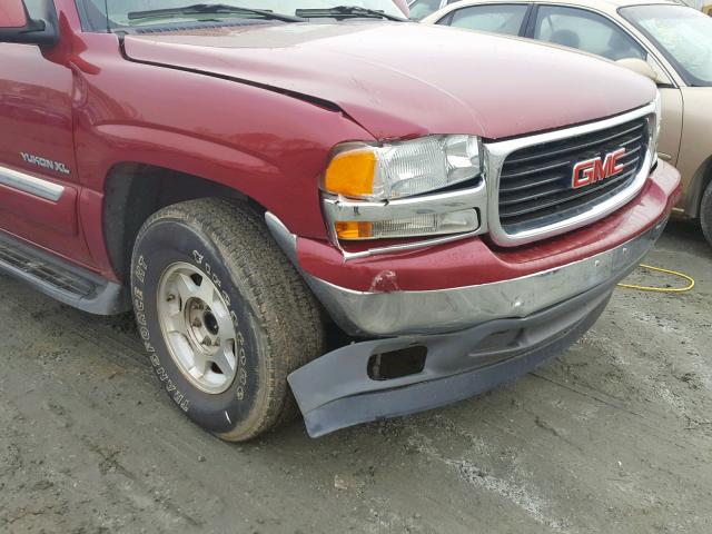 3GKEC16Z85G117809 - 2005 GMC YUKON XL C BURGUNDY photo 9