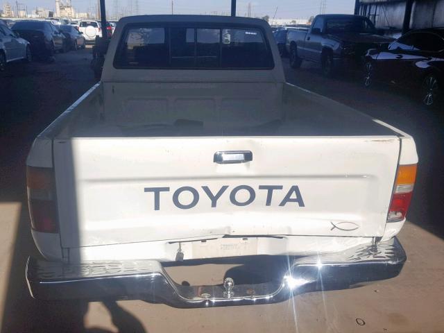 JT4RN81D9K0000798 - 1989 TOYOTA PICKUP 1/2 WHITE photo 6