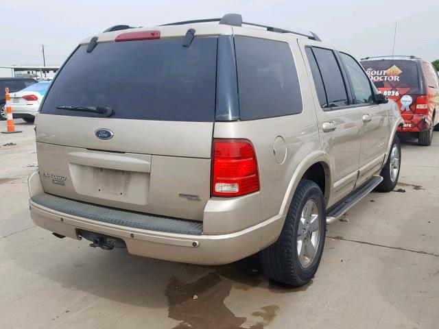 1FMZU65K75UA38443 - 2005 FORD EXPLORER L GOLD photo 4