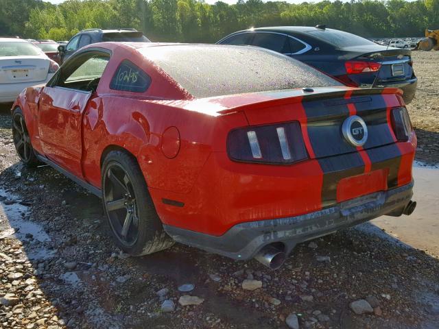 1ZVBP8CF3C5222488 - 2012 FORD MUSTANG GT RED photo 3