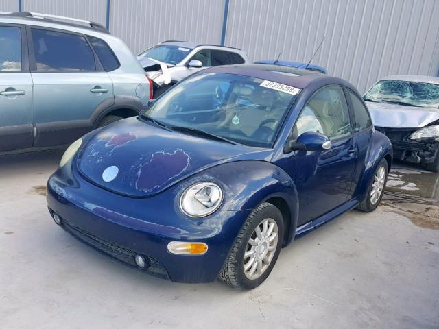 3VWCK31C25M411029 - 2005 VOLKSWAGEN NEW BEETLE Mavi foto 2