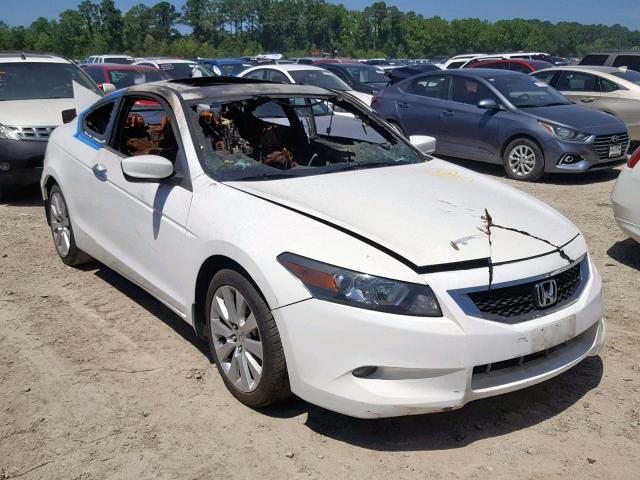 1HGCS22819A005612 - 2009 HONDA ACCORD EXL WHITE photo 1