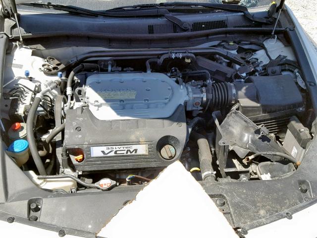 1HGCS22819A005612 - 2009 HONDA ACCORD EXL WHITE photo 7