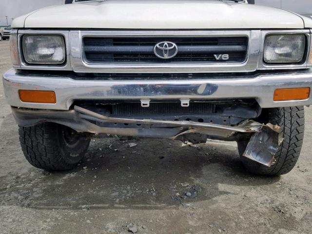 JT4VN13D0P5121782 - 1993 TOYOTA PICKUP 1/2 WHITE photo 9