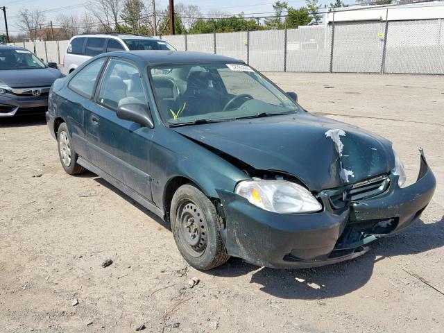 1HGEJ6226YL025257 - 2000 HONDA CIVIC DX GREEN photo 1