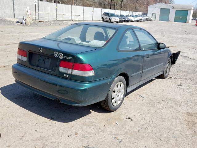 1HGEJ6226YL025257 - 2000 HONDA CIVIC DX GREEN photo 4