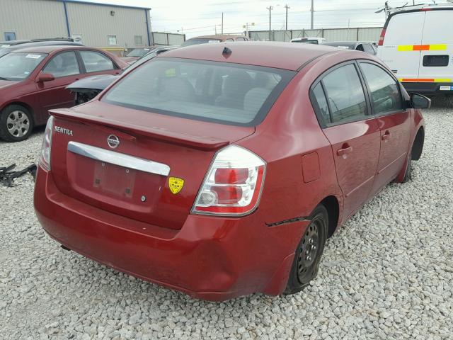 3N1AB6AP4BL721248 - 2011 NISSAN SENTRA 2.0 RED photo 4