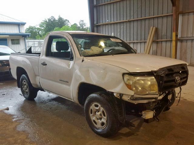 5TENX22N57Z415525 - 2007 TOYOTA TACOMA WHITE photo 1