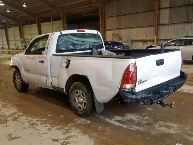 5TENX22N57Z415525 - 2007 TOYOTA TACOMA WHITE photo 3