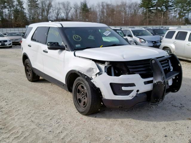 1FM5K8AR9HGD65402 - 2017 FORD EXPLORER P WHITE photo 1