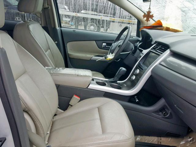 2FMDK4JC8BBB18693 - 2011 FORD EDGE SEL SILVER photo 5