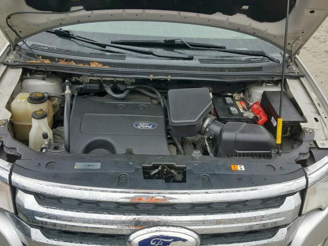 2FMDK4JC8BBB18693 - 2011 FORD EDGE SEL SILVER photo 7