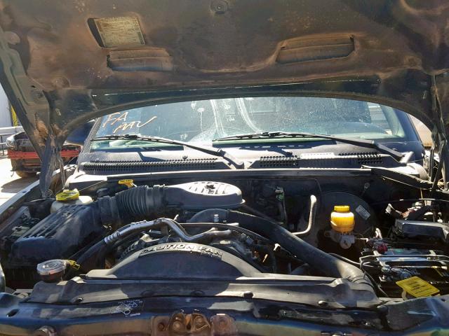 1B7GG22Y6WS524050 - 1998 DODGE DAKOTA GREEN photo 7