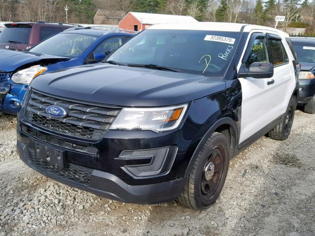 1FM5K8AR6GGA08435 - 2016 FORD EXPLORER P TWO TONE photo 2