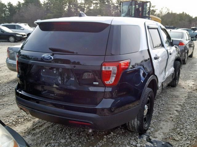 1FM5K8AR6GGA08435 - 2016 FORD EXPLORER P TWO TONE photo 4