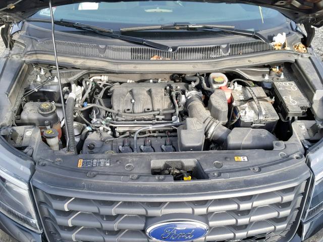 1FM5K8AR6GGA08435 - 2016 FORD EXPLORER P TWO TONE photo 7