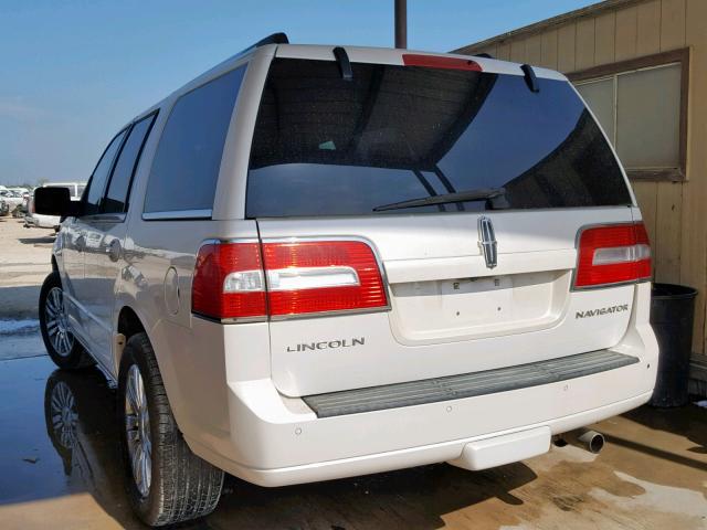 5LMJJ2H51AEJ05964 - 2010 LINCOLN NAVIGATOR Blanc photo 3