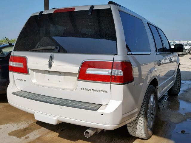 5LMJJ2H51AEJ05964 - 2010 LINCOLN NAVIGATOR Blanc photo 4