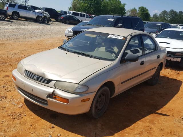 JM1BB1414T0303699 - 1996 MAZDA PROTEGE DX TAN photo 2