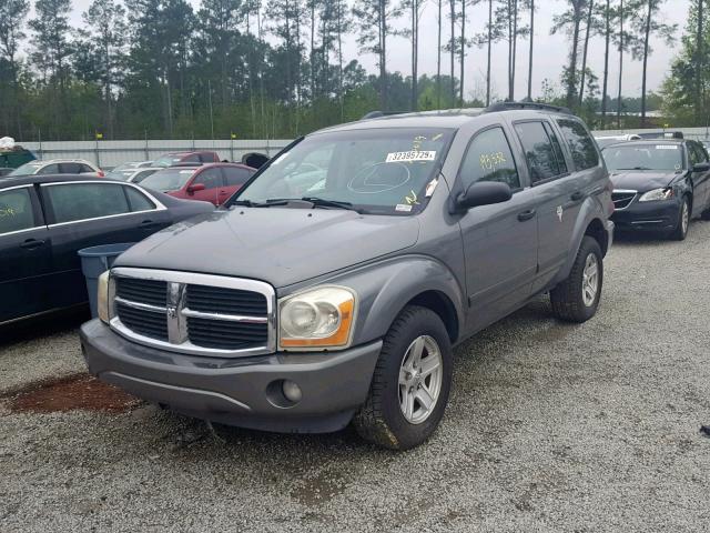 1D4HB48N36F136894 - 2006 DODGE DURANGO SL GRAY photo 2