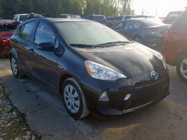 JTDKDTB36D1057907 - 2013 TOYOTA PRIUS C BLACK photo 1