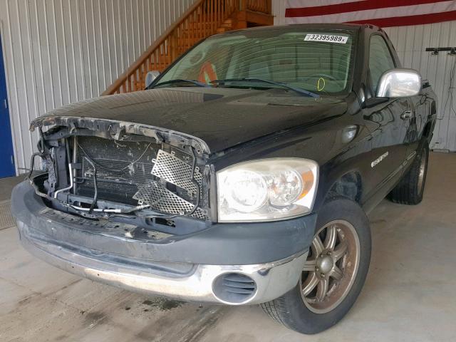 1D7HA16K17J520815 - 2007 DODGE RAM 1500 S BLACK photo 2