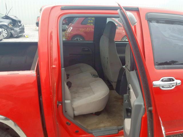 1GCCS136848119080 - 2004 CHEVROLET COLORADO RED photo 6